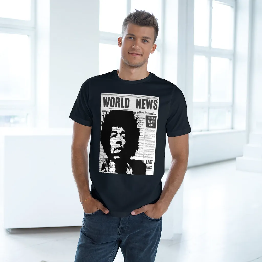 World News JIMI HENDRIX Unisex Deluxe T-shirt