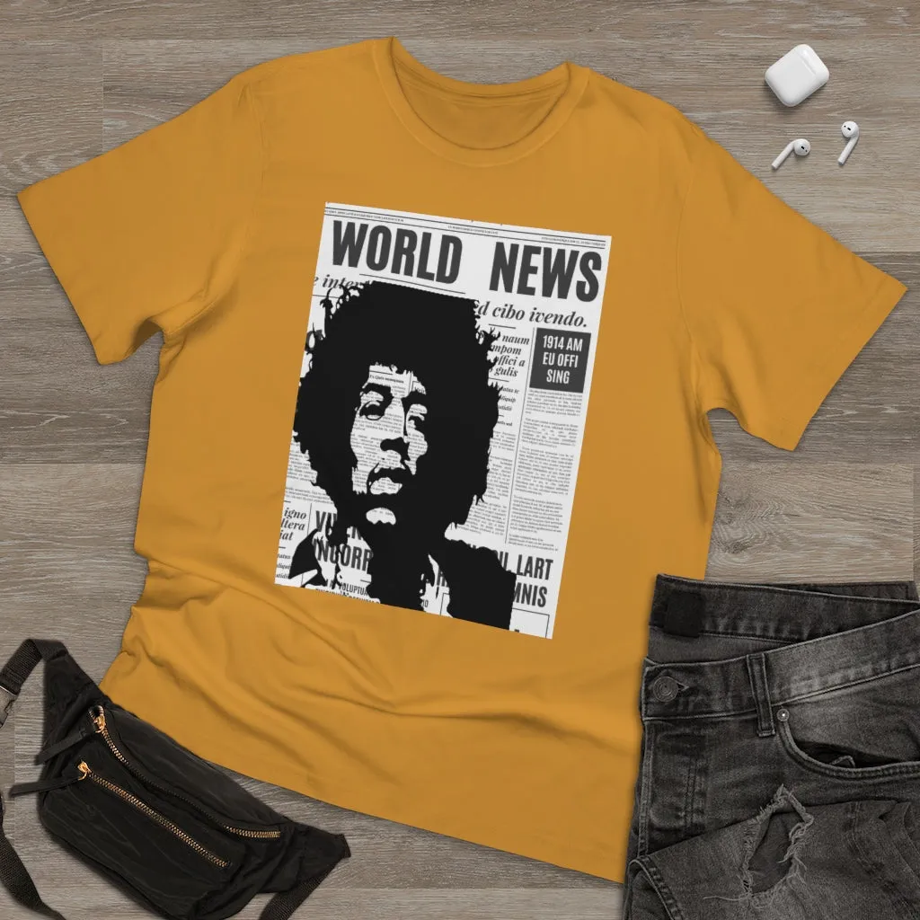 World News JIMI HENDRIX Unisex Deluxe T-shirt