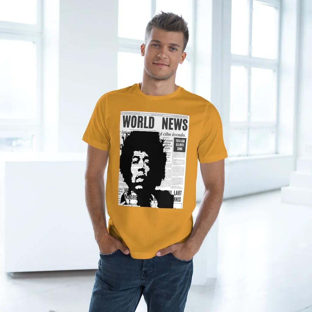 World News JIMI HENDRIX Unisex Deluxe T-shirt