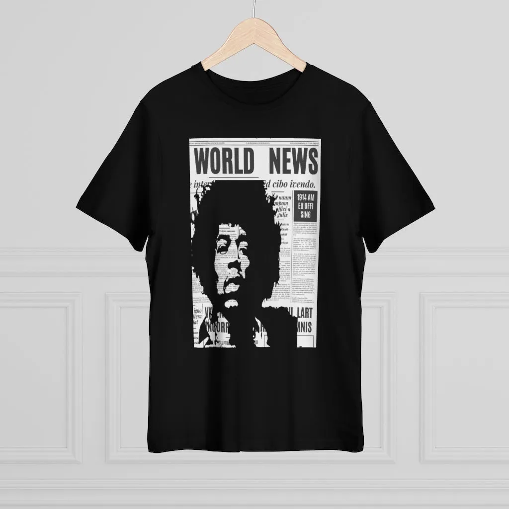World News JIMI HENDRIX Unisex Deluxe T-shirt
