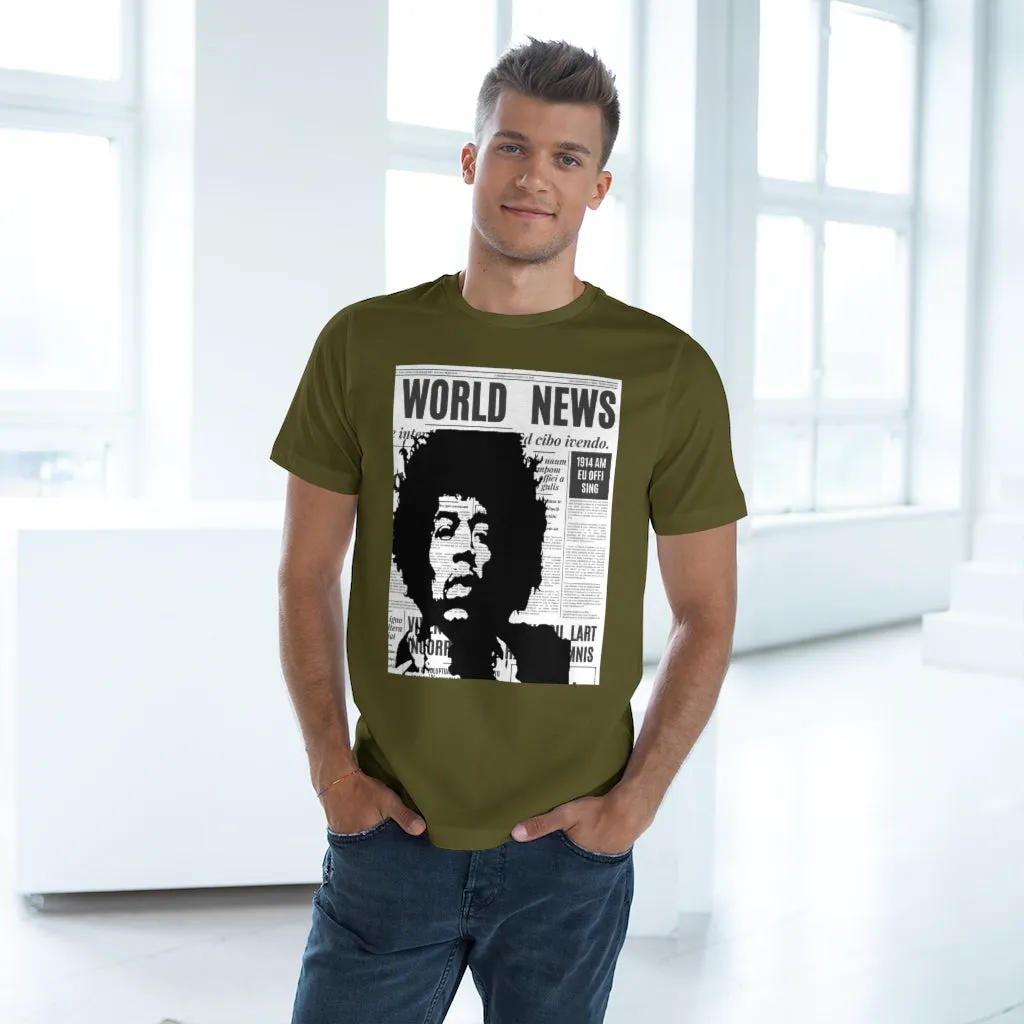 World News JIMI HENDRIX Unisex Deluxe T-shirt