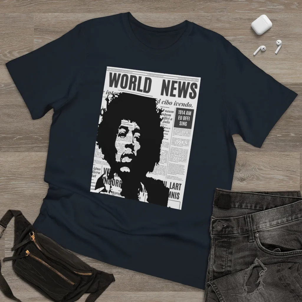 World News JIMI HENDRIX Unisex Deluxe T-shirt