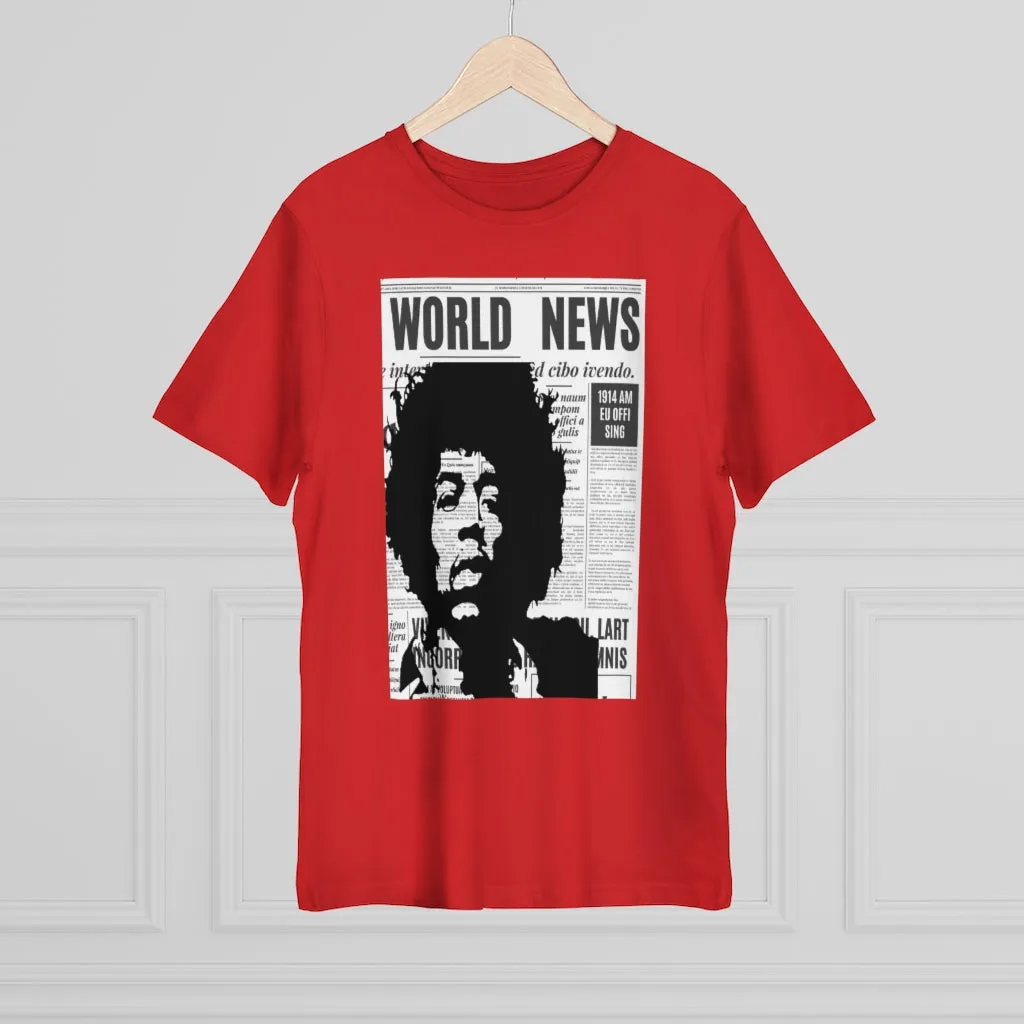 World News JIMI HENDRIX Unisex Deluxe T-shirt