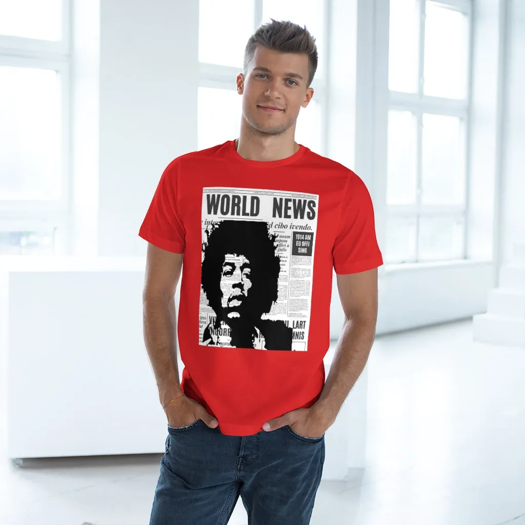World News JIMI HENDRIX Unisex Deluxe T-shirt