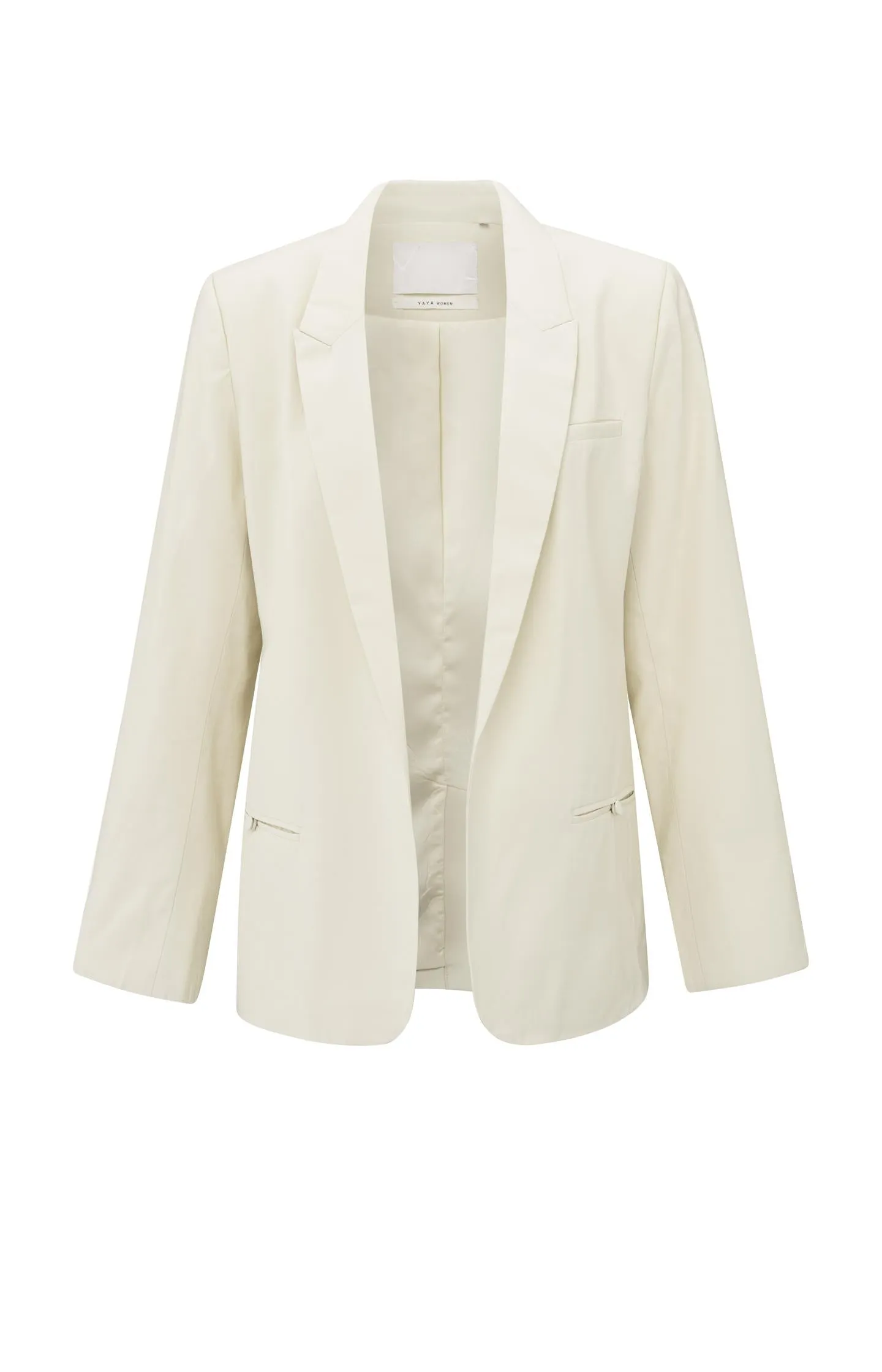 Woven blazer with pocket details