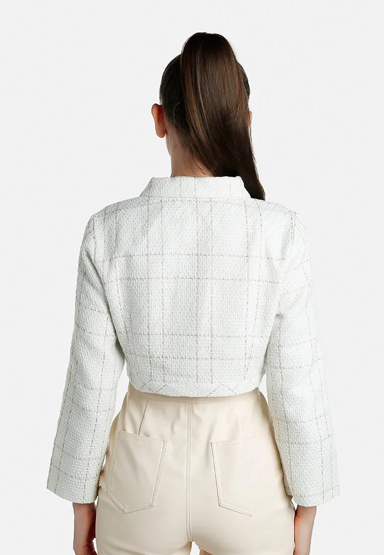 Woven Button-Down Flap Pocket Jacket By RUW
