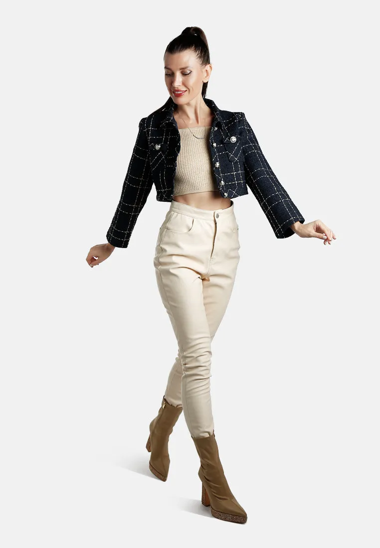 Woven Button-Down Flap Pocket Jacket By RUW