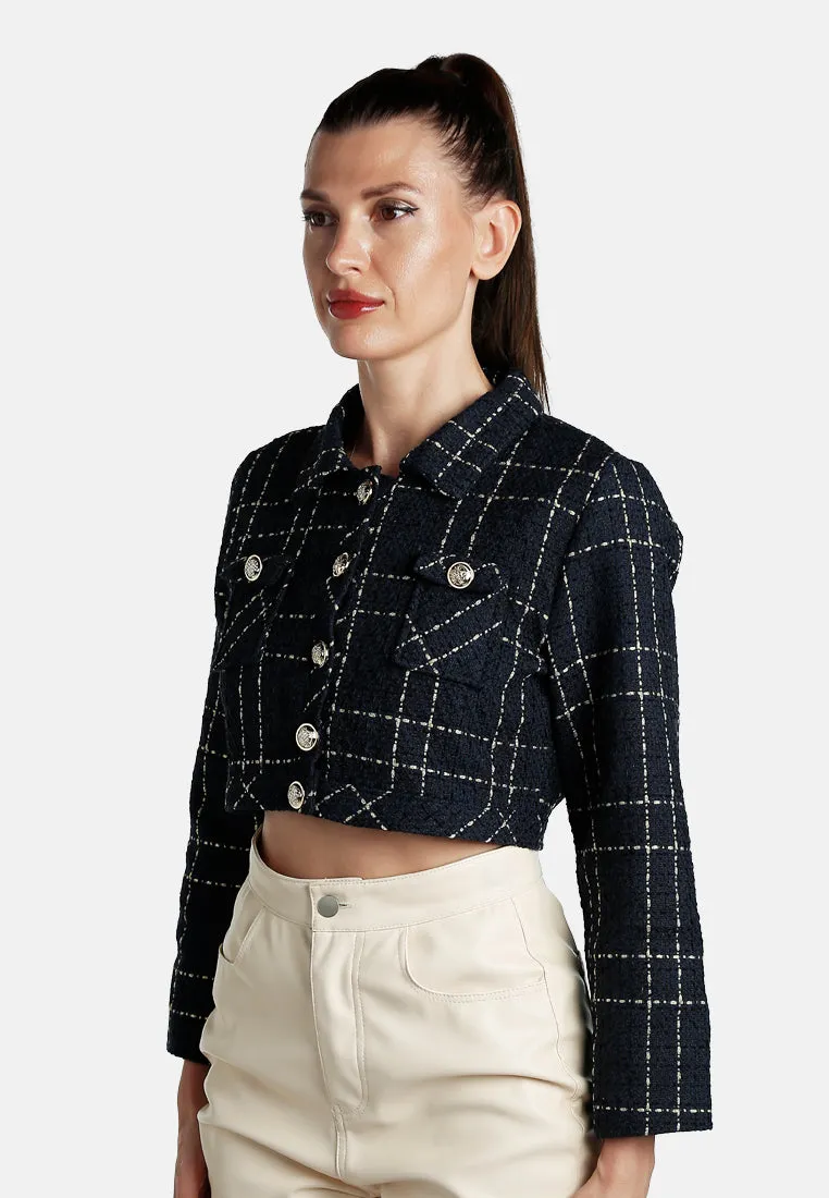 Woven Button-Down Flap Pocket Jacket By RUW