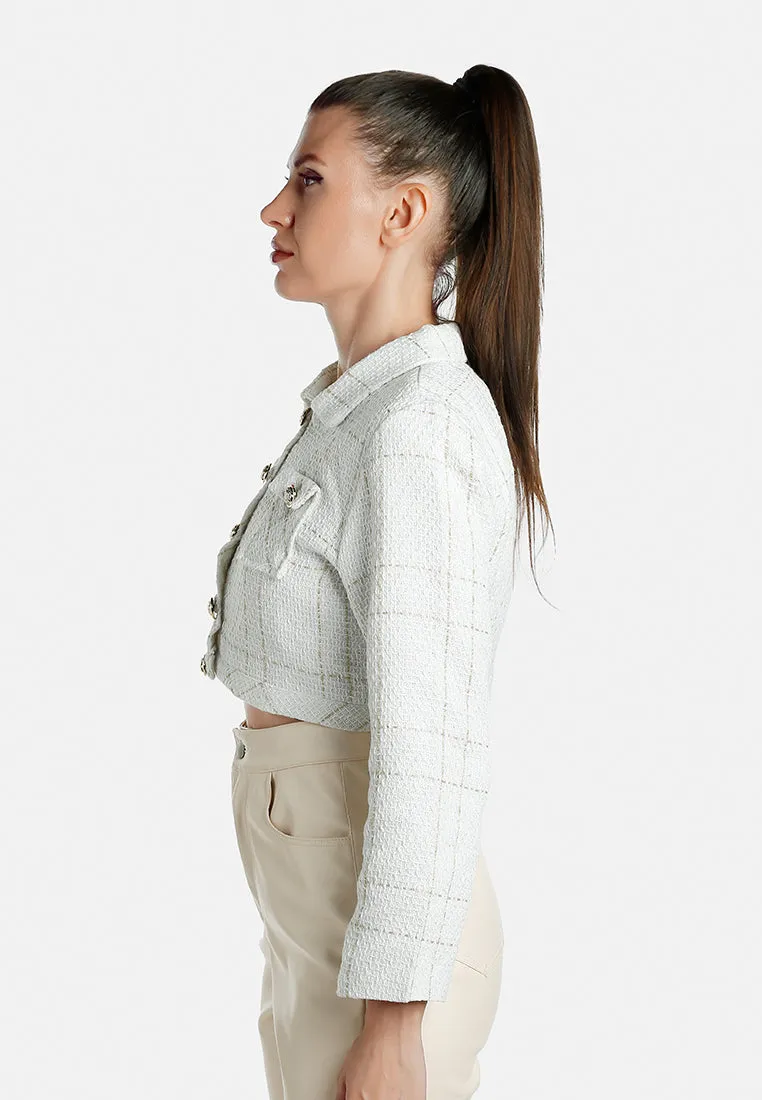 Woven Button-Down Flap Pocket Jacket By RUW