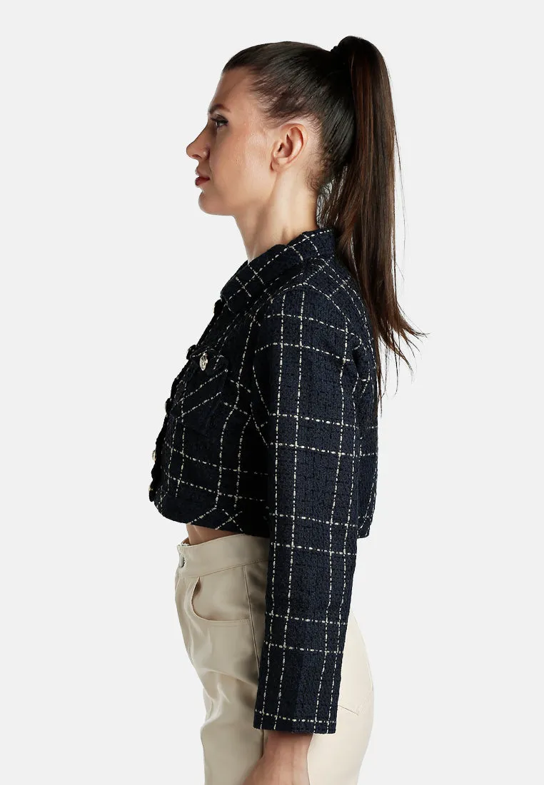Woven Button-Down Flap Pocket Jacket By RUW