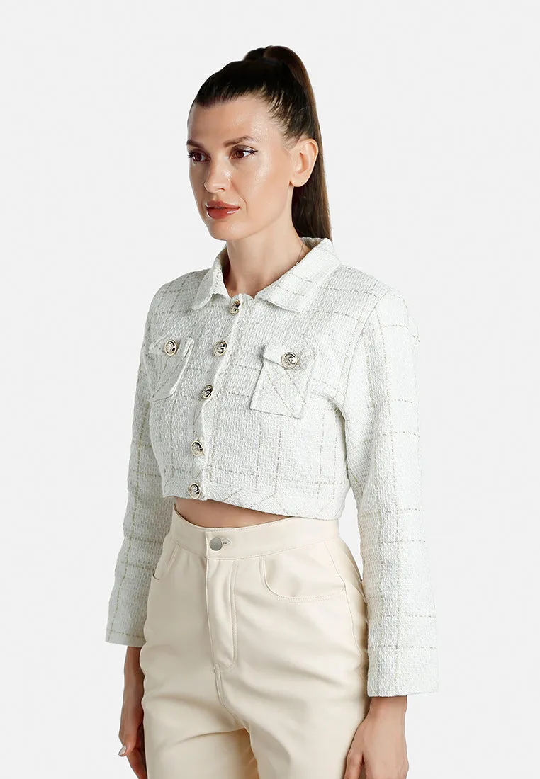 Woven Button-Down Flap Pocket Jacket By RUW