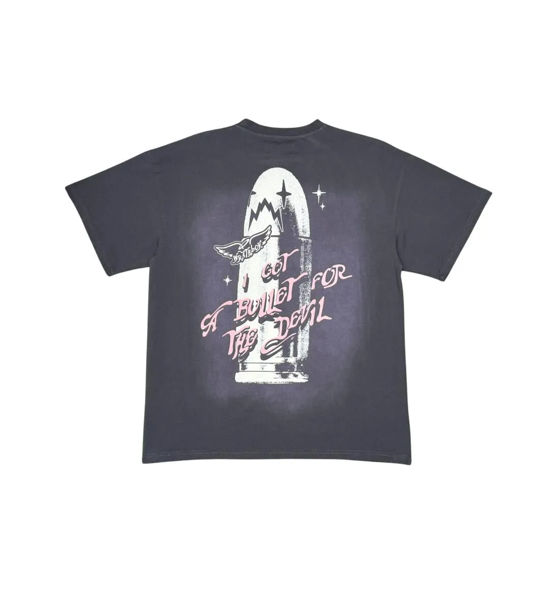 WRATHBOY A BULLET FOR THE DEVIL TEE (DK GREY)