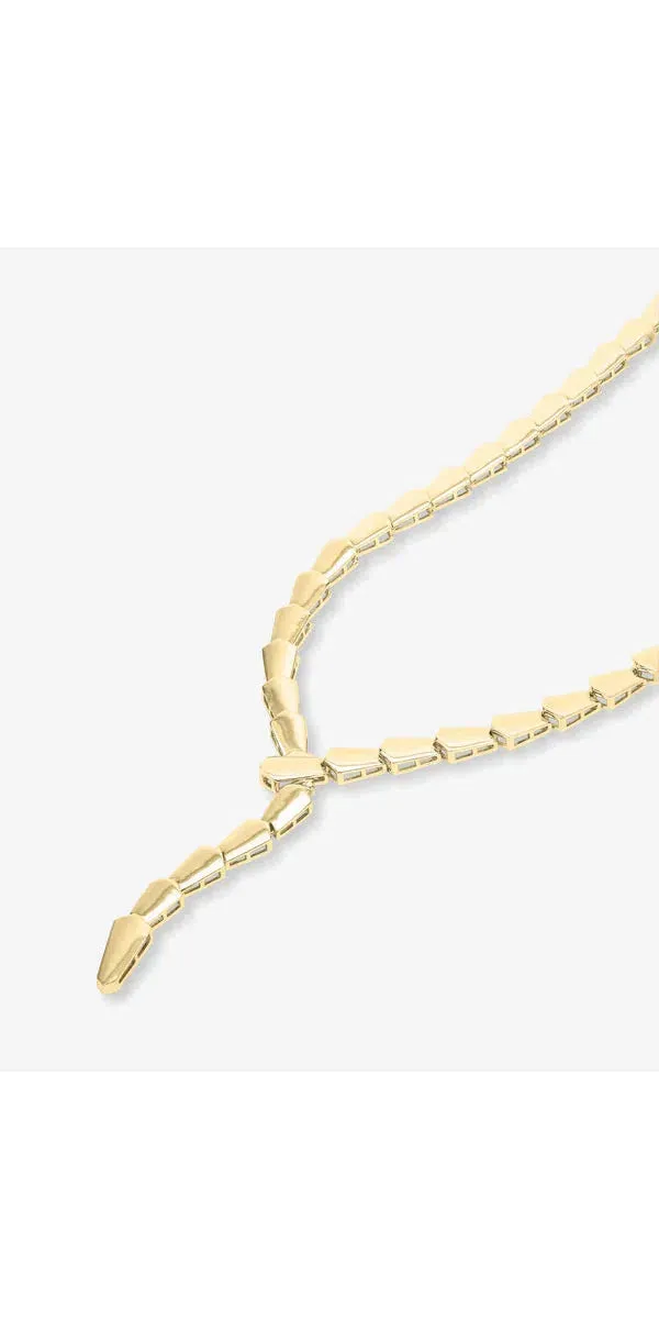 XL Serpent Lariat Necklace