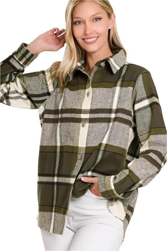 Yarn Dyed Plaid Shacket