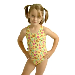 Yellow Garden One-Piece Swimsuit