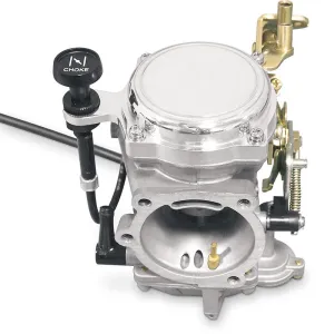 Yost Performance CV Carburetor Top Cover with Choke relocate - Chrome