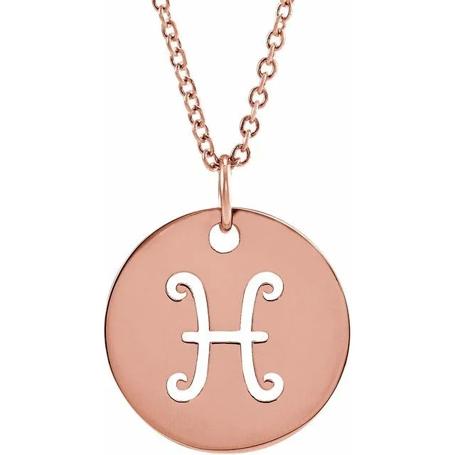 Zodiac Disc Necklace